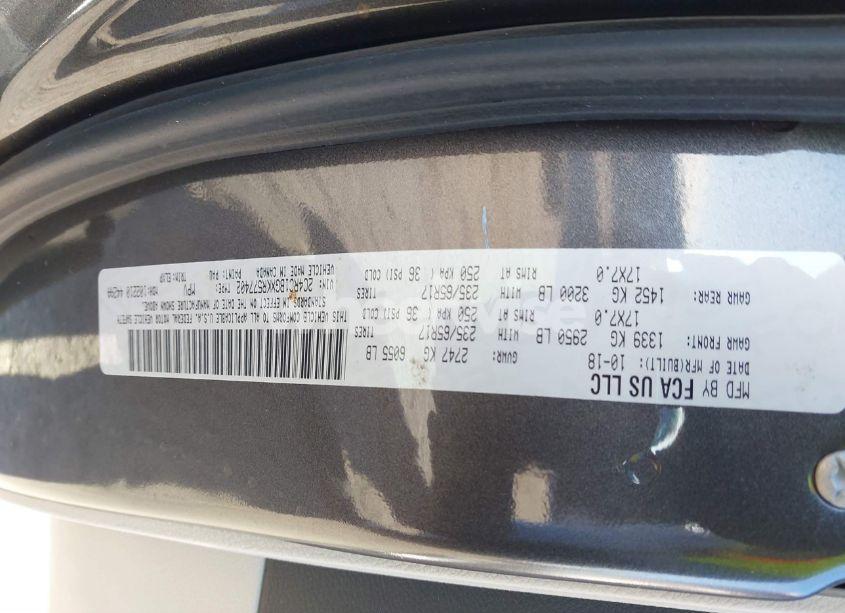 Photo 9 of 2019 Chrysler Pacifica TOURING L (VIN 2C4RC1BGXKR577402)