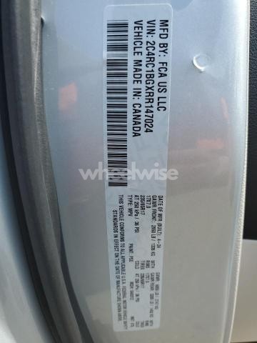 Photo 2 of 2024 CHRYSLER PACIFICA TOURING L (VIN 2C4RC1BGXRR147024)