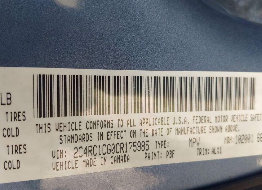 Photo 9 of 2012 Chrysler Town & COUNTRY TOURING-L (VIN 2C4RC1CG0CR175985)