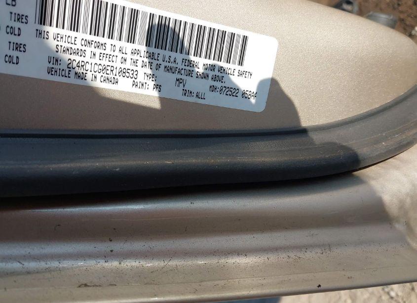 Photo 9 of 2014 Chrysler Town & COUNTRY TOURING-L (VIN 2C4RC1CG0ER108533)