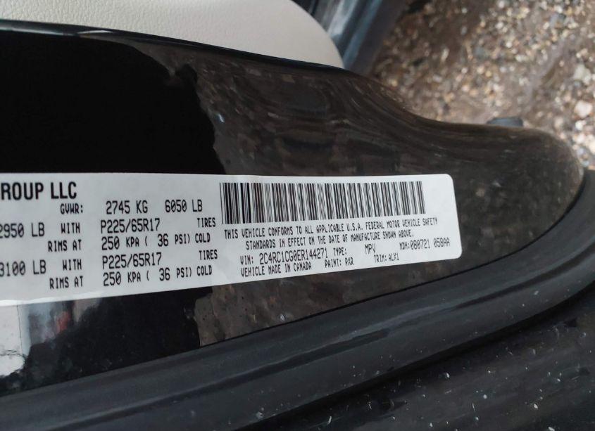 Photo 9 of 2014 Chrysler Town & COUNTRY TOURING-L (VIN 2C4RC1CG0ER144271)