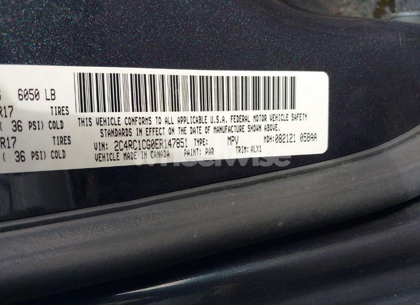 Photo 9 of 2014 Chrysler Town & COUNTRY TOURING-L (VIN 2C4RC1CG0ER147851)