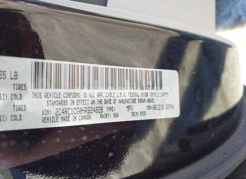 Photo 9 of 2017 Chrysler Pacifica LX (VIN 2C4RC1CG0HR824028)