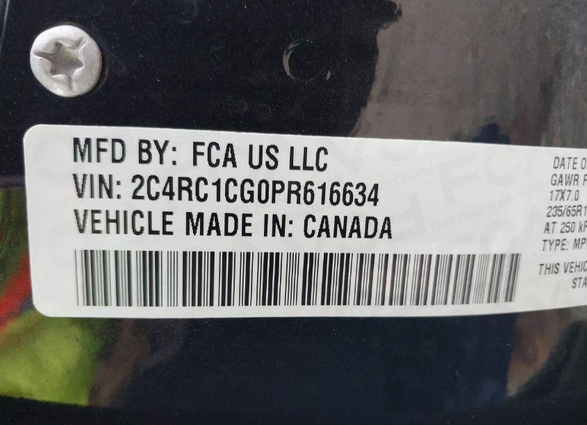 Photo 9 of 2023 Chrysler Voyager LX (VIN 2C4RC1CG0PR616634)