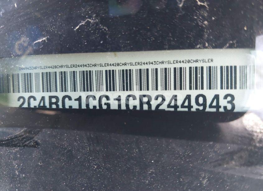 Photo 12 of 2012 Chrysler Town & COUNTRY TOURING-L (VIN 2C4RC1CG1CR244943)