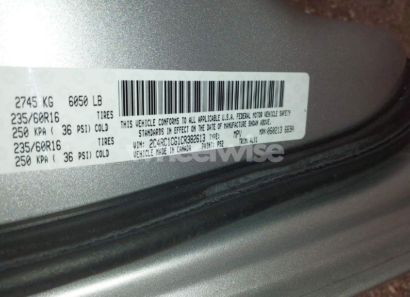 Photo 9 of 2012 Chrysler Town & COUNTRY TOURING-L (VIN 2C4RC1CG1CR382613)