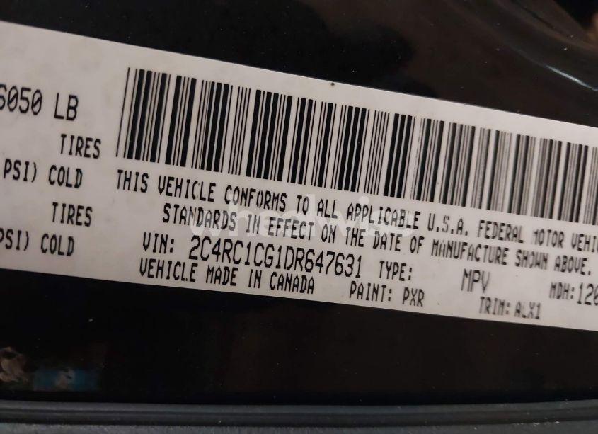 Photo 9 of 2013 Chrysler Town & COUNTRY TOURING-L (VIN 2C4RC1CG1DR647631)