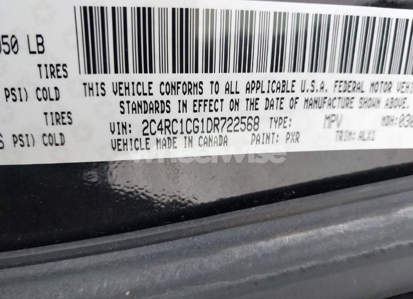 Photo 9 of 2013 Chrysler Town & COUNTRY TOURING-L (VIN 2C4RC1CG1DR722568)