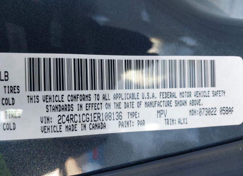 Photo 9 of 2014 Chrysler Town & COUNTRY TOURING-L (VIN 2C4RC1CG1ER108136)