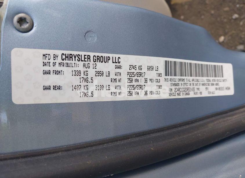 Photo 9 of 2013 Chrysler Town & COUNTRY TOURING-L (VIN 2C4RC1CG2DR531435)