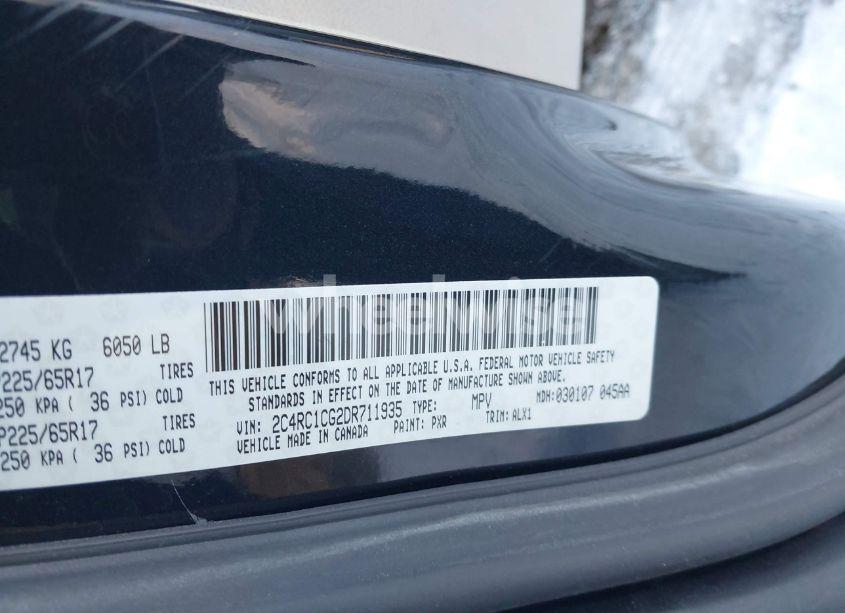 Photo 9 of 2013 Chrysler Town & COUNTRY TOURING-L (VIN 2C4RC1CG2DR711935)