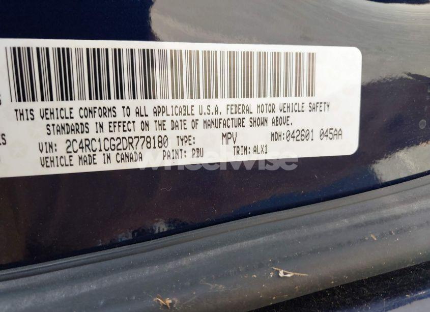 Photo 9 of 2013 Chrysler Town & COUNTRY TOURING-L (VIN 2C4RC1CG2DR778180)