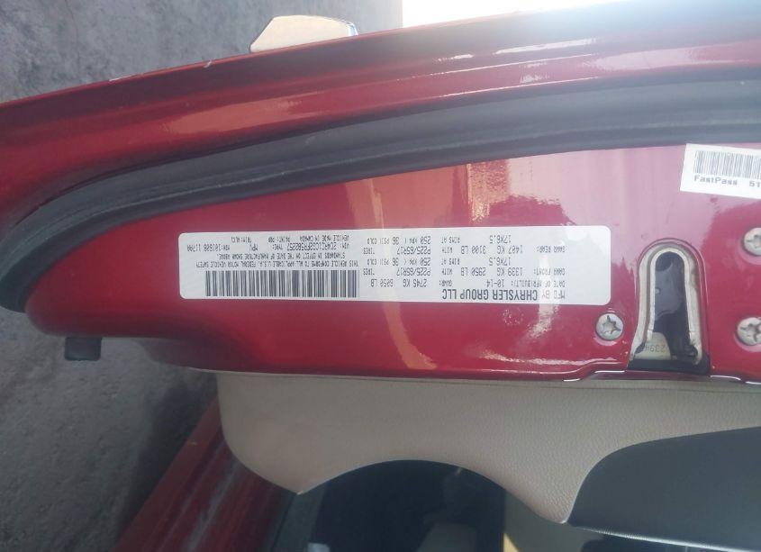 Photo 9 of 2015 Chrysler Town & COUNTRY TOURING-L (VIN 2C4RC1CG2FR582257)