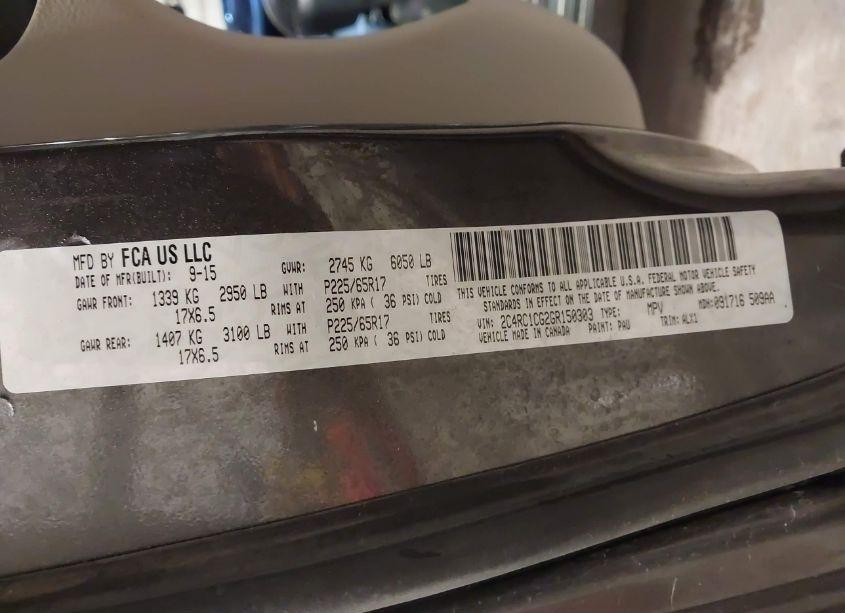 Photo 9 of 2016 Chrysler Town & COUNTRY TOURING-L ANNIVERSARY EDITION (VIN 2C4RC1CG2GR150303)