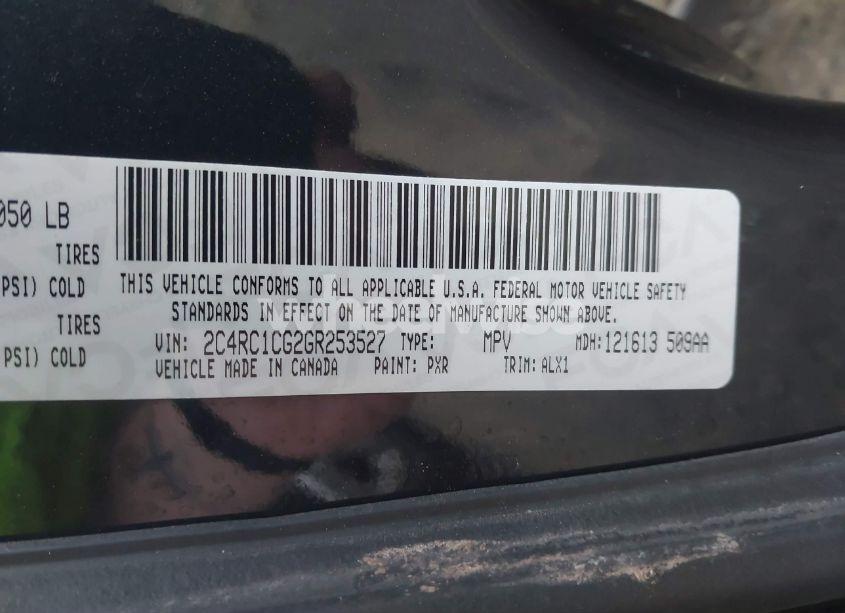 Photo 9 of 2016 Chrysler Town & COUNTRY TOURING-L (VIN 2C4RC1CG2GR253527)