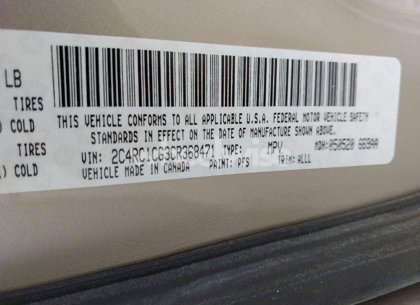 Photo 9 of 2012 Chrysler Town & COUNTRY TOURING-L (VIN 2C4RC1CG3CR368471)