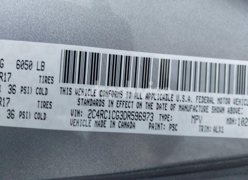 Photo 9 of 2013 Chrysler Town & COUNTRY TOURING-L (VIN 2C4RC1CG3DR596973)