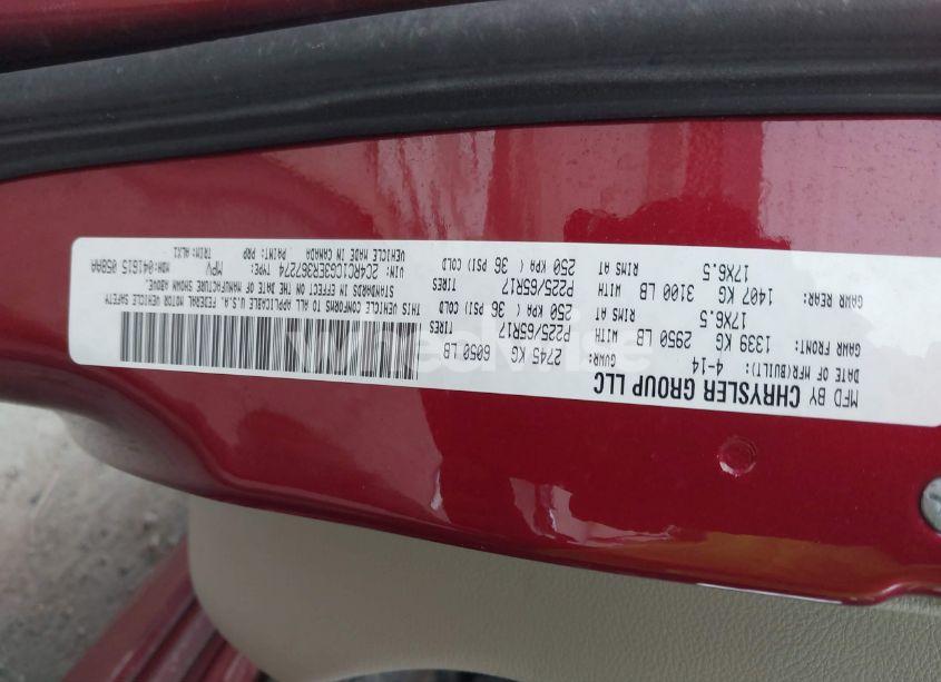 Photo 9 of 2014 Chrysler Town & COUNTRY TOURING-L (VIN 2C4RC1CG3ER367274)