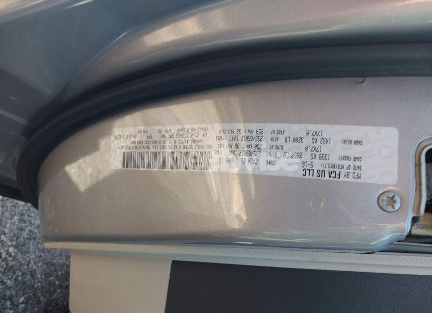 Photo 9 of 2017 Chrysler Pacifica LX (VIN 2C4RC1CG3HR509997)