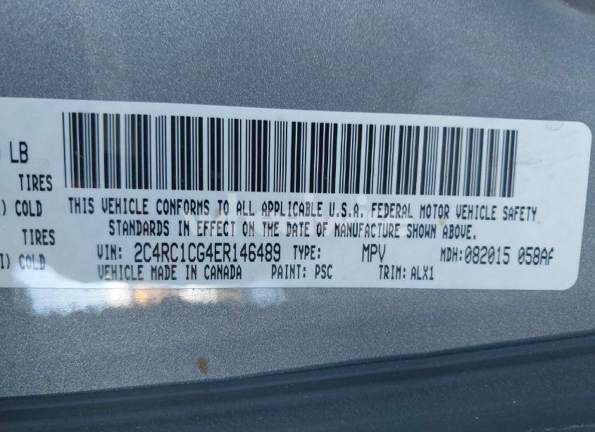 Photo 9 of 2014 Chrysler Town & COUNTRY TOURING-L (VIN 2C4RC1CG4ER146489)