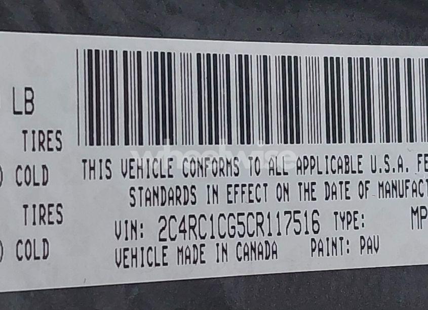 Photo 9 of 2012 Chrysler Town & COUNTRY TOURING-L (VIN 2C4RC1CG5CR117516)