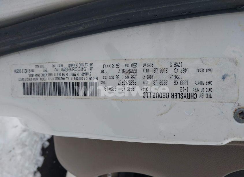 Photo 9 of 2012 Chrysler Town & COUNTRY TOURING-L (VIN 2C4RC1CG5CR245240)