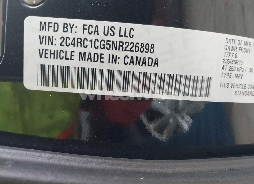 Photo 9 of 2022 Chrysler Voyager LX (VIN 2C4RC1CG5NR226898)