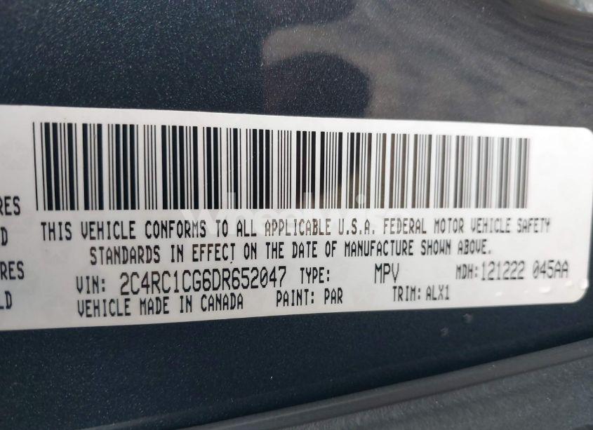 Photo 9 of 2013 Chrysler Town & COUNTRY TOURING-L (VIN 2C4RC1CG6DR652047)