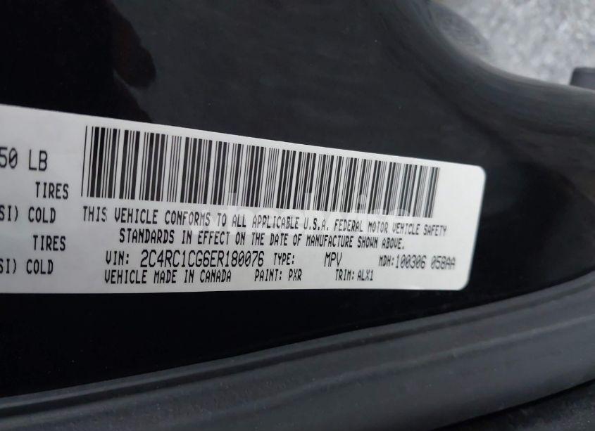 Photo 9 of 2014 Chrysler Town & COUNTRY TOURING-L (VIN 2C4RC1CG6ER180076)