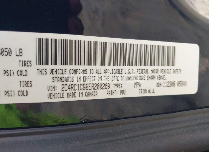 Photo 9 of 2014 Chrysler Town & COUNTRY TOURING-L (VIN 2C4RC1CG6ER200200)