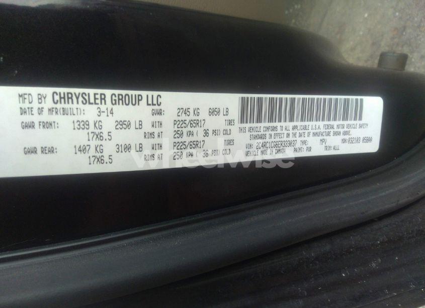 Photo 9 of 2014 Chrysler Town & COUNTRY TOURING-L (VIN 2C4RC1CG6ER333037)