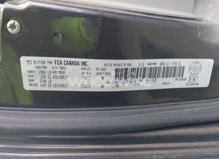 Photo 9 of 2015 Chrysler Town & COUNTRY TOURING-L (VIN 2C4RC1CG6FR705834)