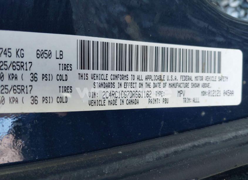 Photo 9 of 2013 Chrysler Town & COUNTRY TOURING-L (VIN 2C4RC1CG7DR661162)