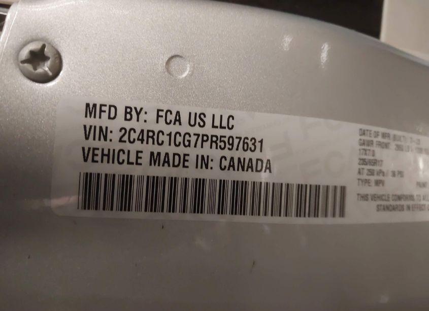 Photo 9 of 2023 Chrysler Voyager LX (VIN 2C4RC1CG7PR597631)