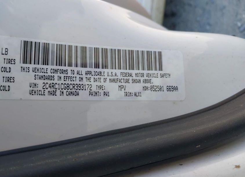 Photo 9 of 2012 Chrysler Town & COUNTRY TOURING-L (VIN 2C4RC1CG8CR393172)