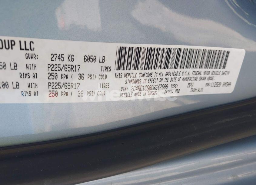 Photo 9 of 2013 Chrysler Town & COUNTRY TOURING-L (VIN 2C4RC1CG8DR647688)