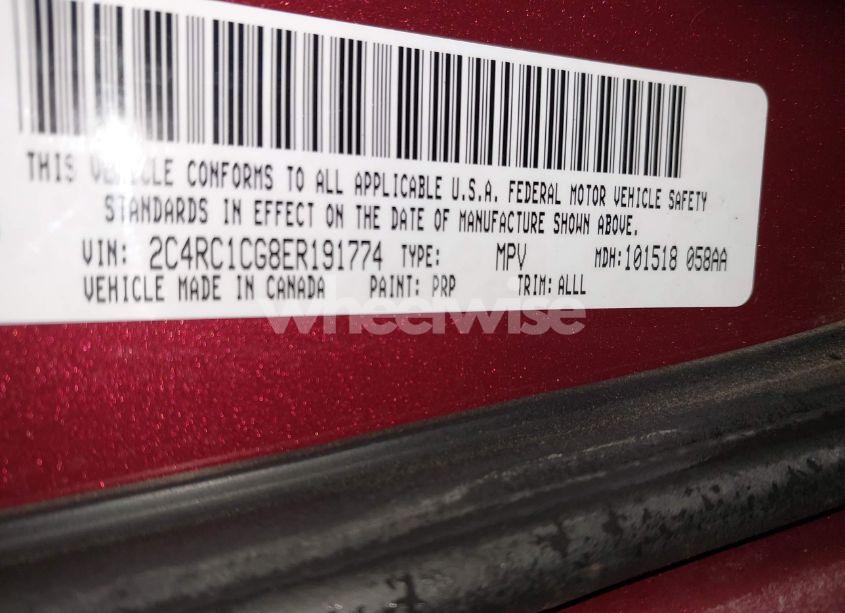 Photo 9 of 2014 Chrysler Town & COUNTRY TOURING-L (VIN 2C4RC1CG8ER191774)