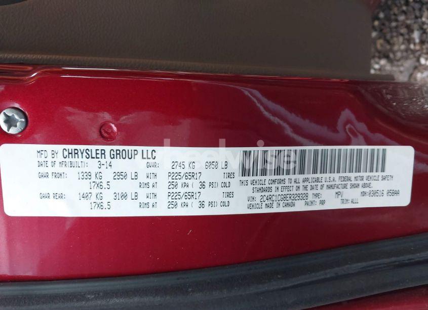 Photo 9 of 2014 Chrysler Town & COUNTRY TOURING-L (VIN 2C4RC1CG8ER329328)