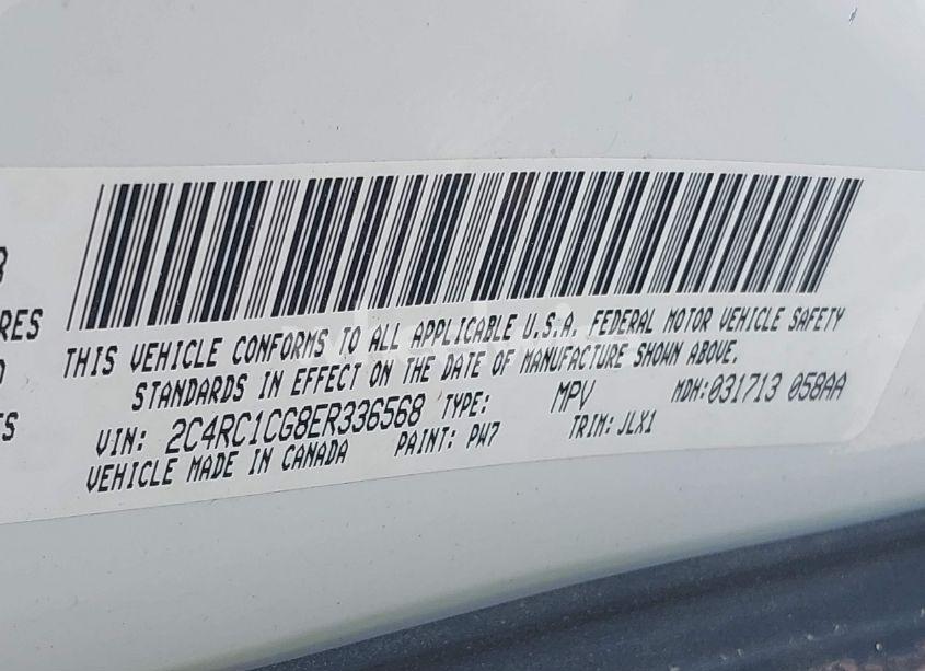 Photo 9 of 2014 Chrysler Town & COUNTRY TOURING-L 30TH ANNIVERSARY (VIN 2C4RC1CG8ER336568)