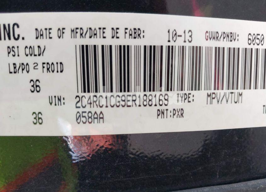 Photo 9 of 2014 Chrysler Town & COUNTRY TOURING-L (VIN 2C4RC1CG9ER188169)