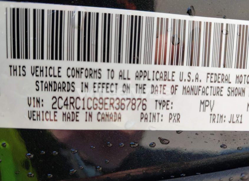 Photo 9 of 2014 Chrysler Town & COUNTRY TOURING-L 30TH ANNIVERSARY (VIN 2C4RC1CG9ER367876)