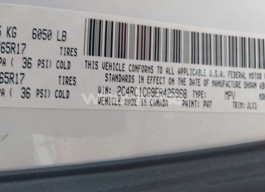 Photo 9 of 2014 Chrysler Town & COUNTRY TOURING-L 30TH ANNIVERSARY (VIN 2C4RC1CG9ER425968)