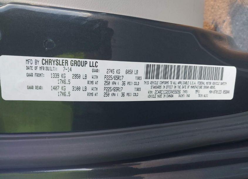 Photo 9 of 2014 Chrysler Town & COUNTRY TOURING-L (VIN 2C4RC1CG9ER455696)