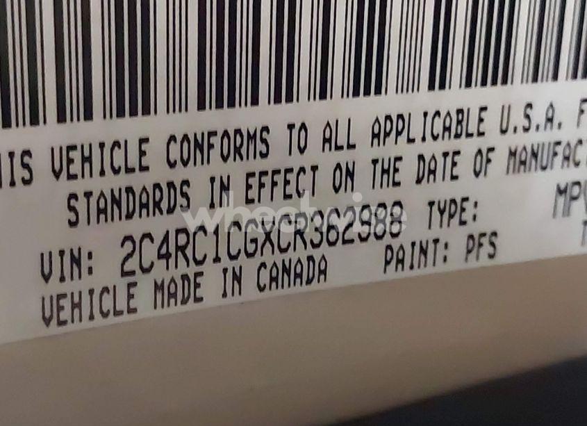 Photo 9 of 2012 Chrysler Town & COUNTRY TOURING-L (VIN 2C4RC1CGXCR362988)
