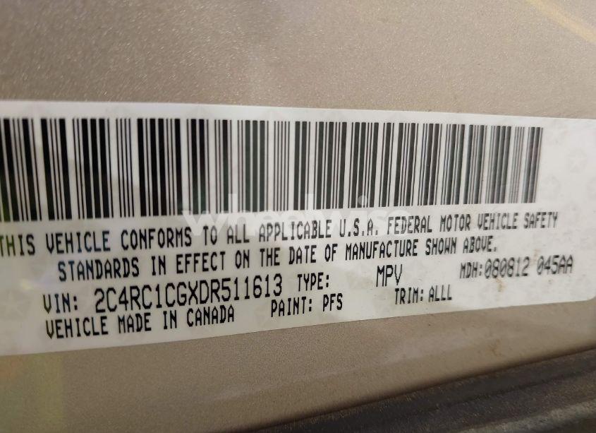 Photo 9 of 2013 Chrysler Town & COUNTRY TOURING-L (VIN 2C4RC1CGXDR511613)