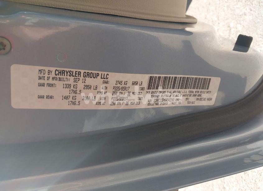 Photo 9 of 2013 Chrysler Town & COUNTRY TOURING-L (VIN 2C4RC1CGXDR542246)