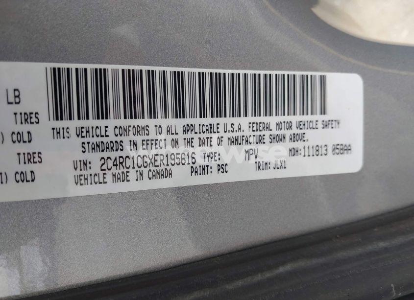 Photo 9 of 2014 Chrysler Town & COUNTRY TOURING-L 30TH ANNIVERSARY (VIN 2C4RC1CGXER195616)