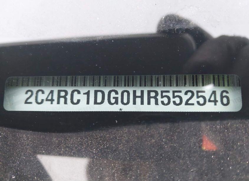 Photo 9 of 2017 Chrysler Pacifica TOURING (VIN 2C4RC1DG0HR552546)