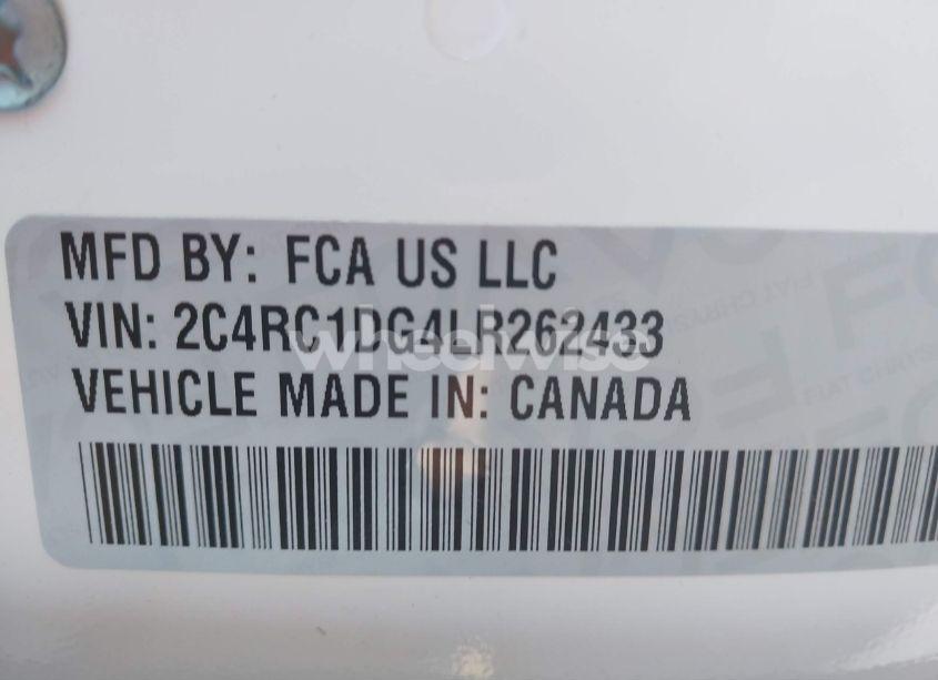 Photo 9 of 2020 Chrysler Voyager LXI (VIN 2C4RC1DG4LR262433)