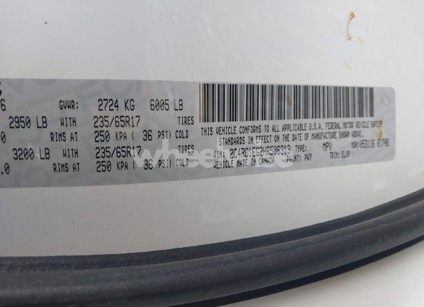 Photo 9 of 2017 Chrysler Pacifica TOURING-L PLUS (VIN 2C4RC1EG2HR506313)